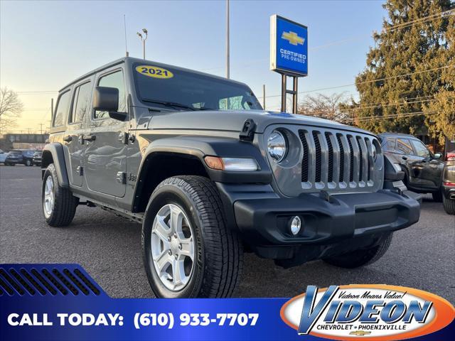 used 2021 Jeep Wrangler Unlimited car, priced at $29,995