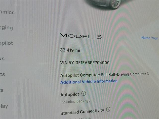 used 2023 Tesla Model 3 car, priced at $24,701
