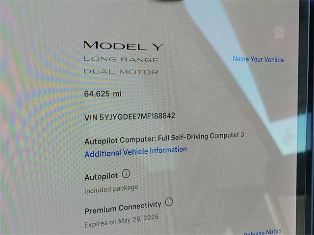 used 2021 Tesla Model Y car, priced at $28,946