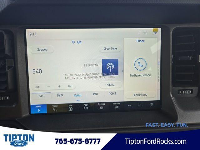 new 2025 Ford Bronco car, priced at $65,023