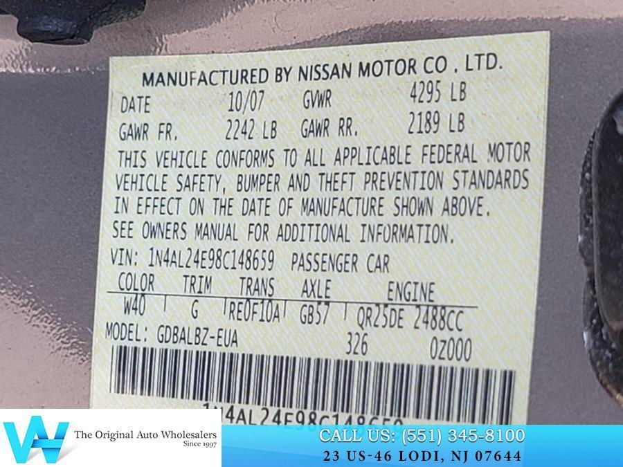 used 2008 Nissan Altima car, priced at $7,497
