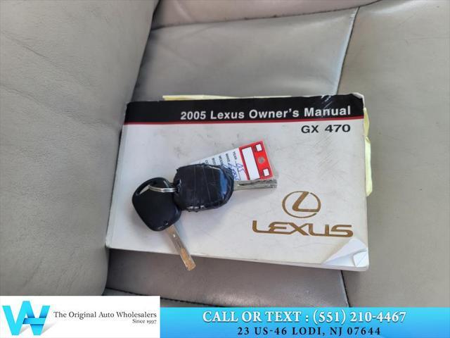 used 2005 Lexus GX 470 car, priced at $6,495