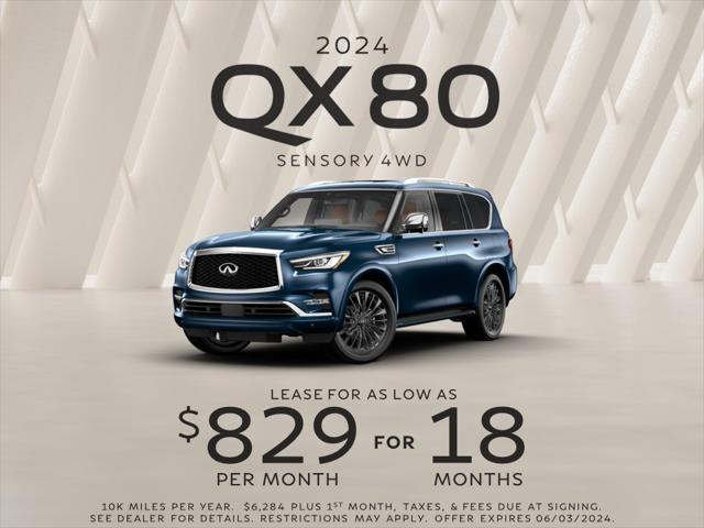new 2024 INFINITI QX80 car, priced at $75,779