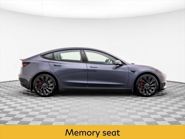 used 2023 Tesla Model 3 car, priced at $33,400