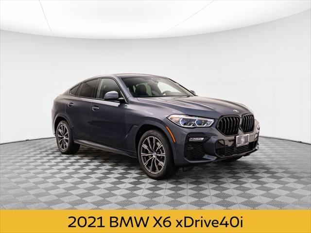 used 2021 BMW X6 car, priced at $59,583