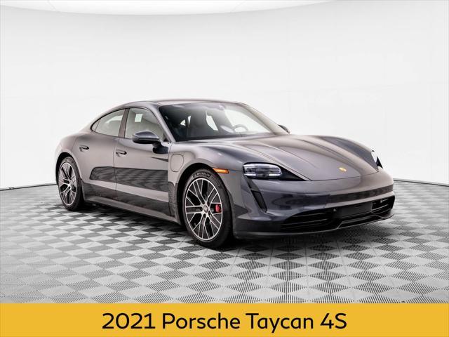 used 2021 Porsche Taycan car, priced at $62,500