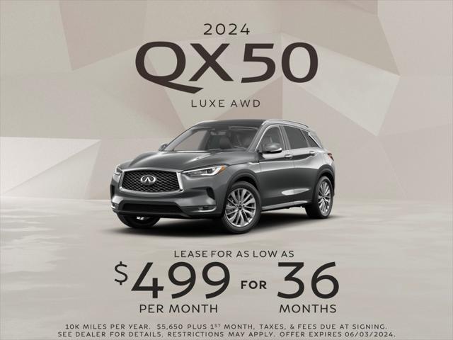 new 2024 INFINITI QX50 car, priced at $47,614