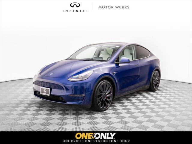 used 2023 Tesla Model Y car, priced at $34,750