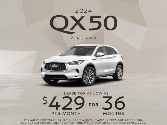 new 2024 INFINITI QX50 car, priced at $40,676