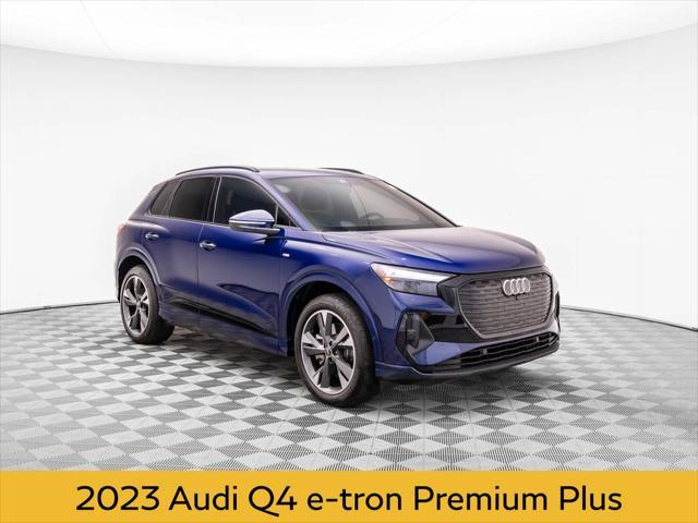 used 2023 Audi Q4 e-tron car, priced at $36,676