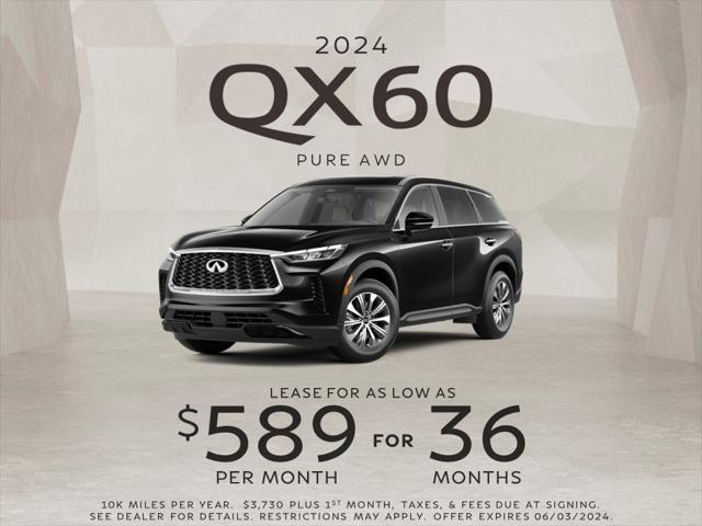 new 2024 INFINITI QX60 car, priced at $47,704
