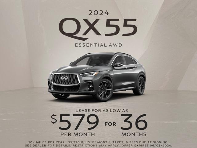 new 2024 INFINITI QX55 car, priced at $55,088