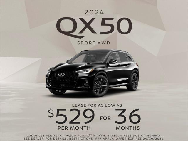 new 2024 INFINITI QX50 car, priced at $49,023