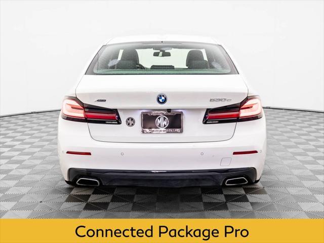 used 2023 BMW 530e car, priced at $37,000