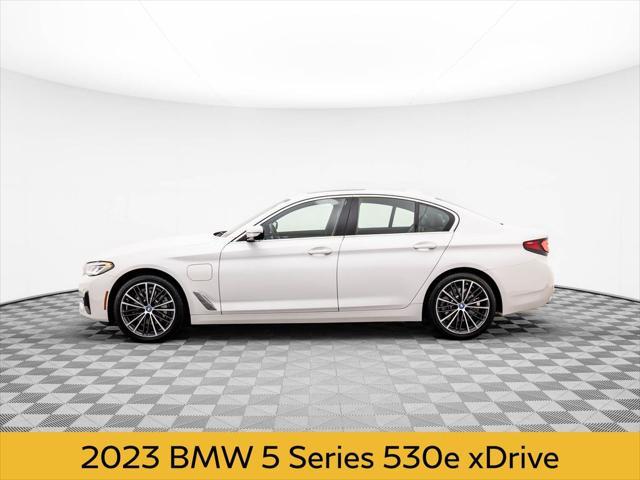 used 2023 BMW 530e car, priced at $37,000