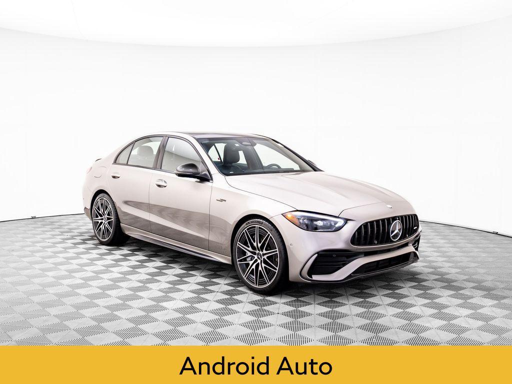used 2024 Mercedes-Benz AMG C 43 car, priced at $55,300