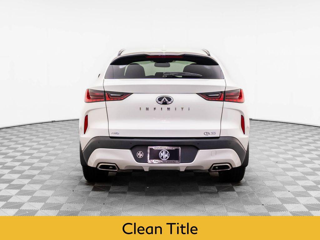 used 2022 INFINITI QX55 car, priced at $30,897