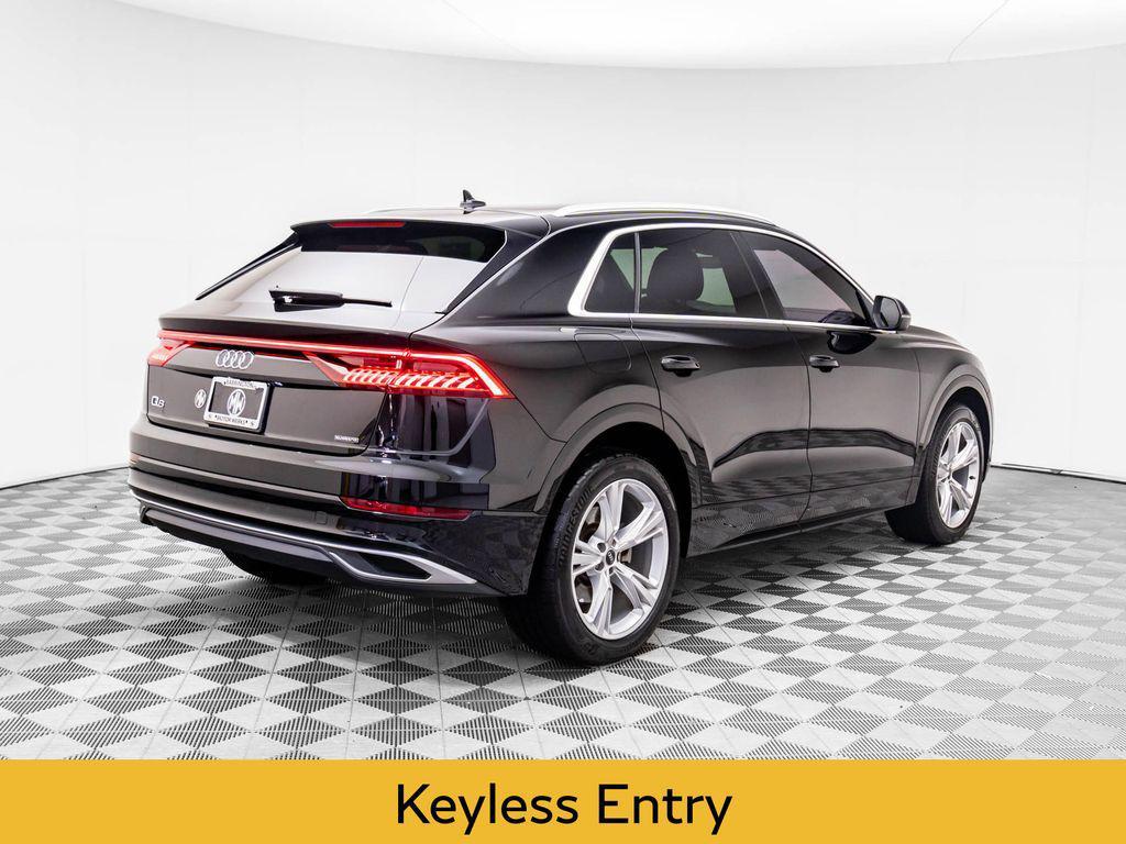 used 2021 Audi Q8 car, priced at $42,500