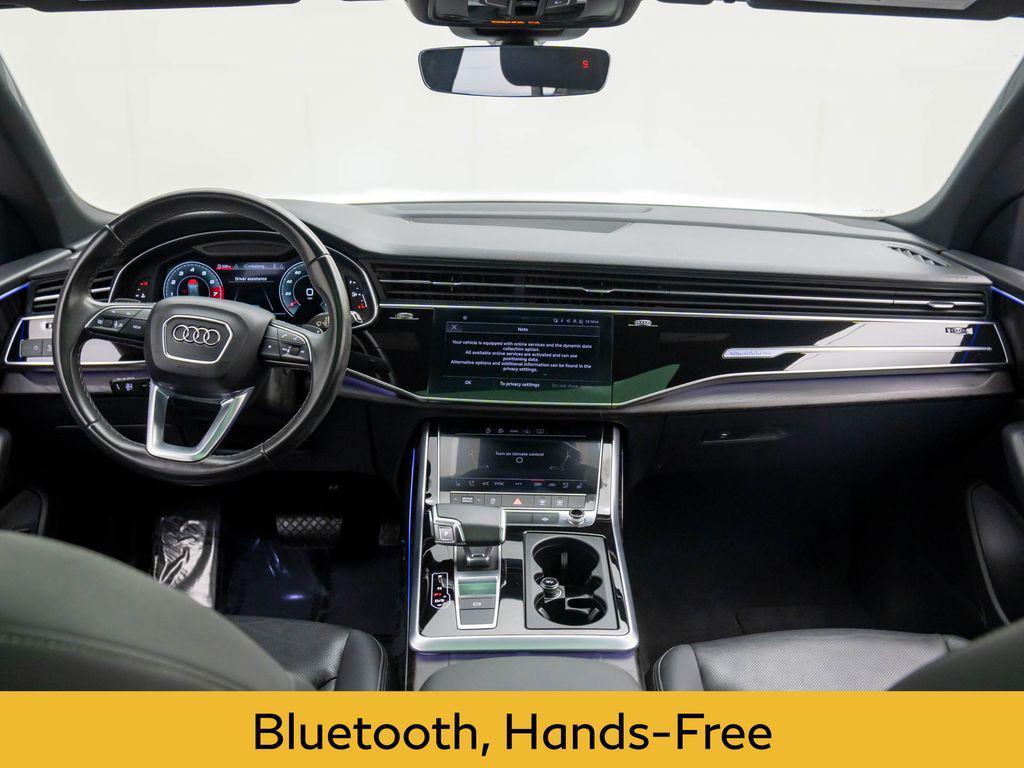 used 2021 Audi Q8 car, priced at $42,500