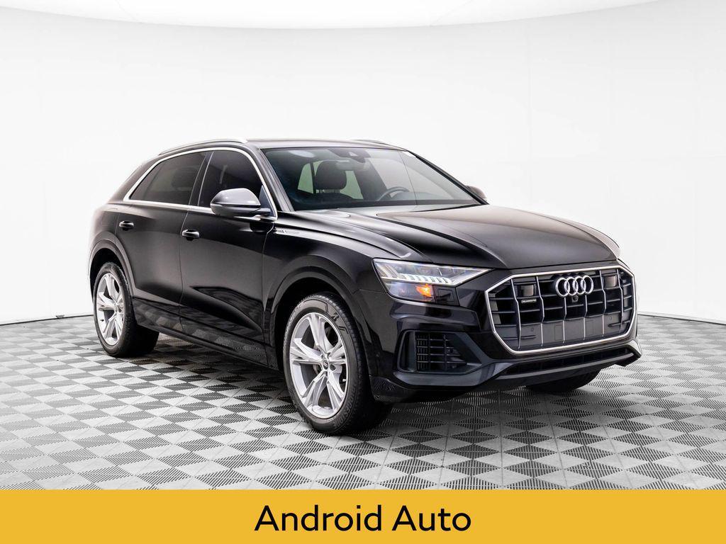 used 2021 Audi Q8 car, priced at $42,500