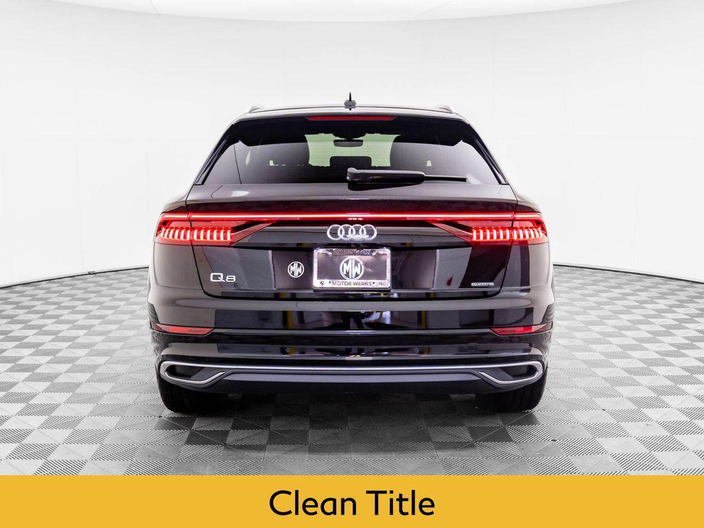 used 2021 Audi Q8 car, priced at $42,500
