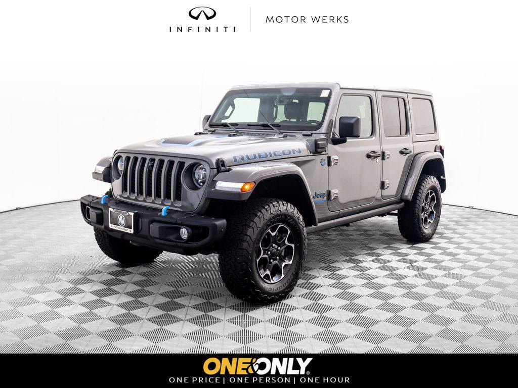 used 2022 Jeep Wrangler Unlimited 4xe car, priced at $35,500