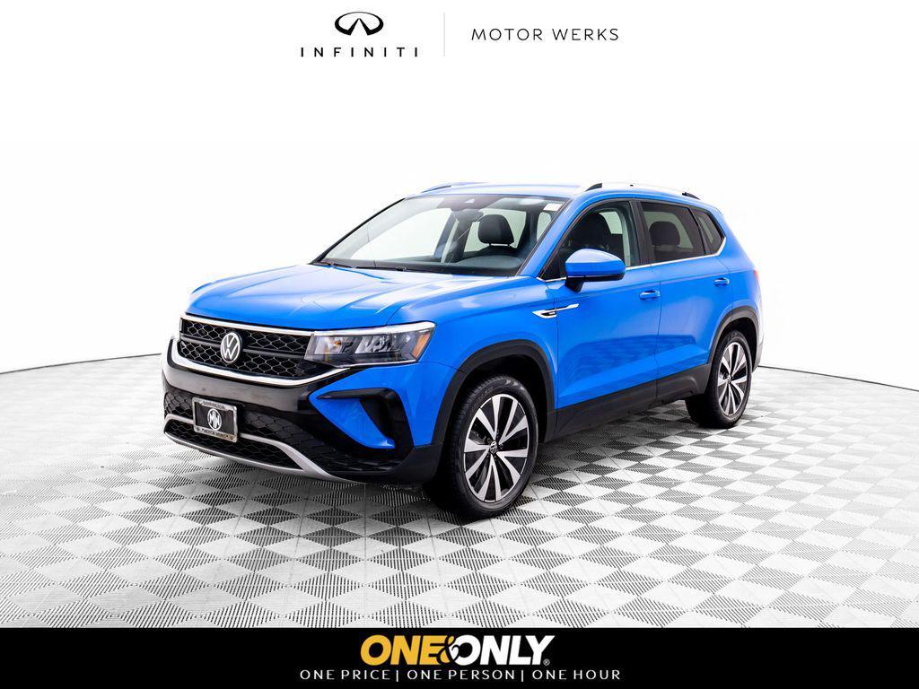 used 2023 Volkswagen Taos car, priced at $22,000
