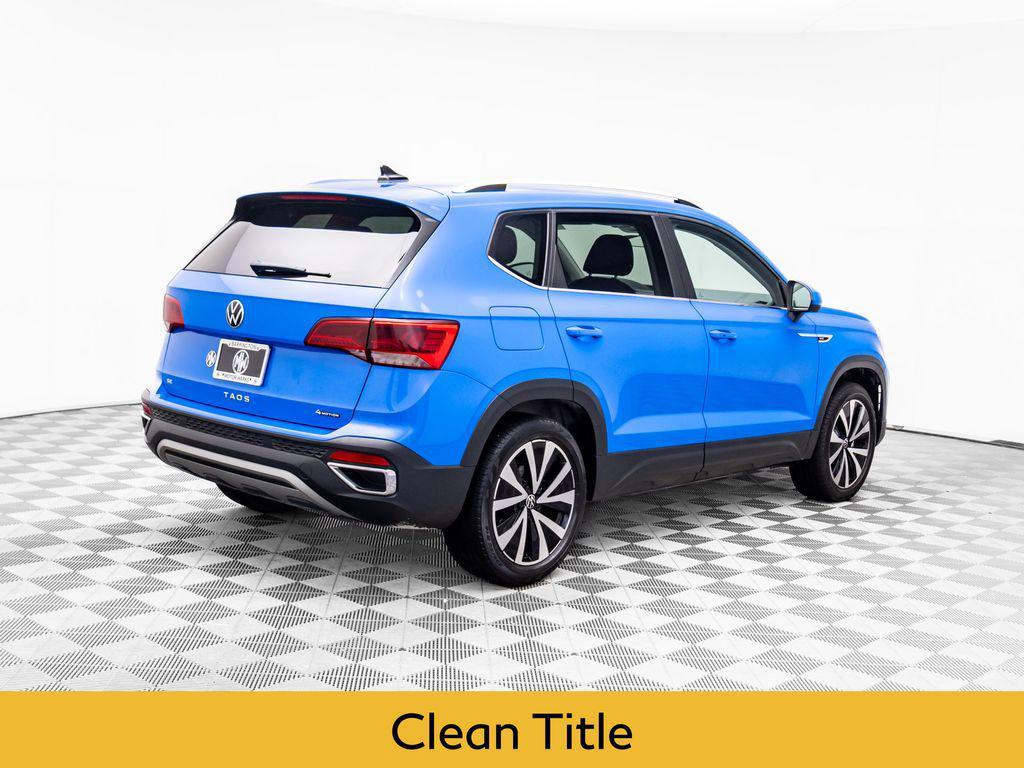 used 2023 Volkswagen Taos car, priced at $21,500