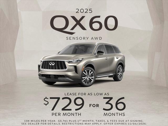 new 2025 INFINITI QX60 car, priced at $61,803