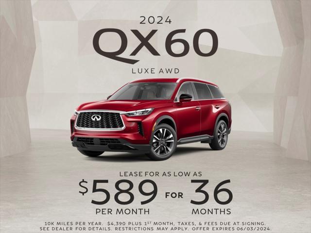 new 2024 INFINITI QX60 car, priced at $59,557
