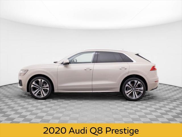 used 2020 Audi Q8 car, priced at $41,500