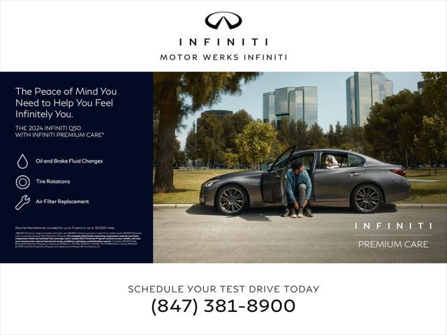 new 2024 INFINITI Q50 car, priced at $57,833