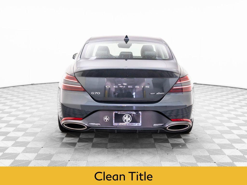 used 2023 Genesis G70 car, priced at $36,700