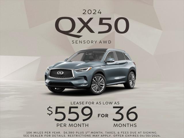 new 2024 INFINITI QX50 car, priced at $51,939