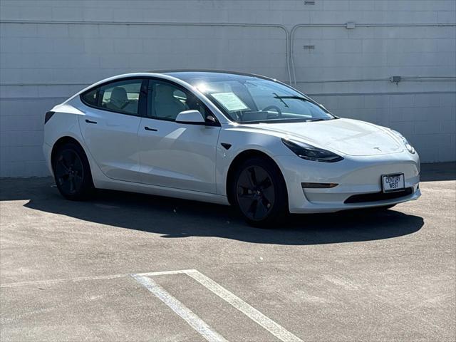 used 2023 Tesla Model 3 car, priced at $23,880