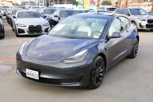 used 2023 Tesla Model 3 car, priced at $34,880