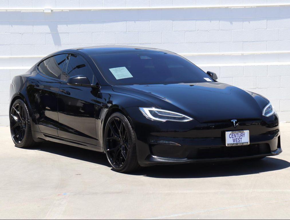 used 2021 Tesla Model S car, priced at $60,880