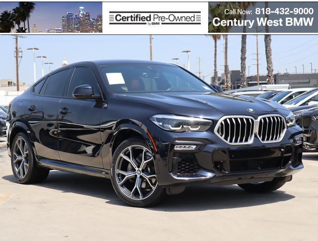 used 2021 BMW X6 car, priced at $53,881