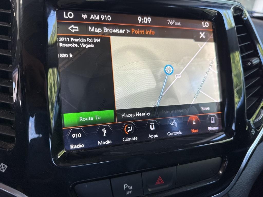 used 2019 Jeep Cherokee car, priced at $17,499
