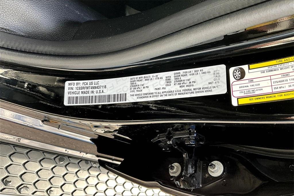 used 2022 Ram 1500 car, priced at $30,913