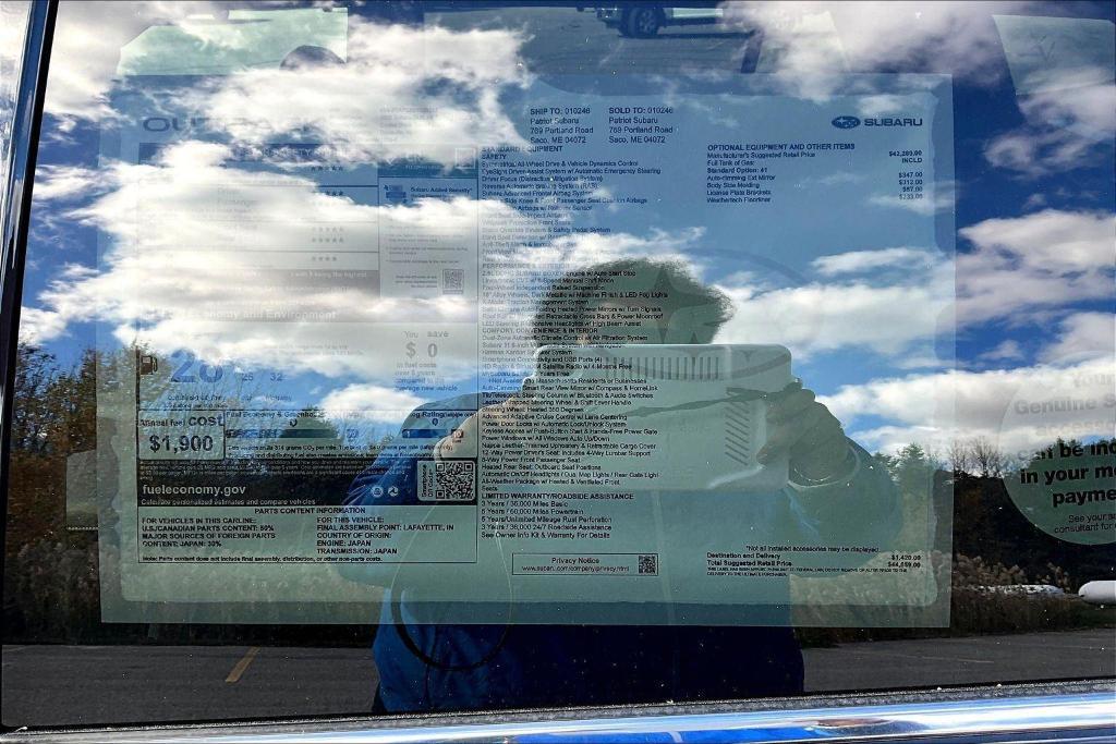 new 2025 Subaru Outback car, priced at $44,659