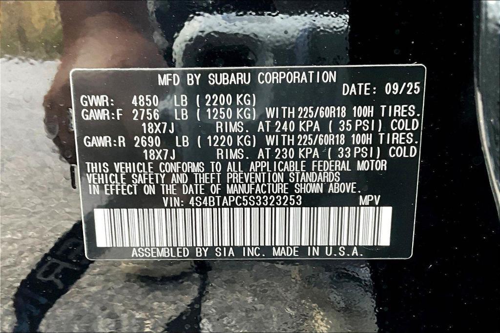 new 2025 Subaru Outback car, priced at $44,659