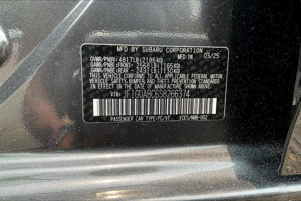 new 2025 Subaru Impreza car, priced at $26,097