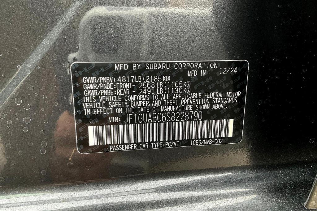 new 2025 Subaru Impreza car, priced at $26,921