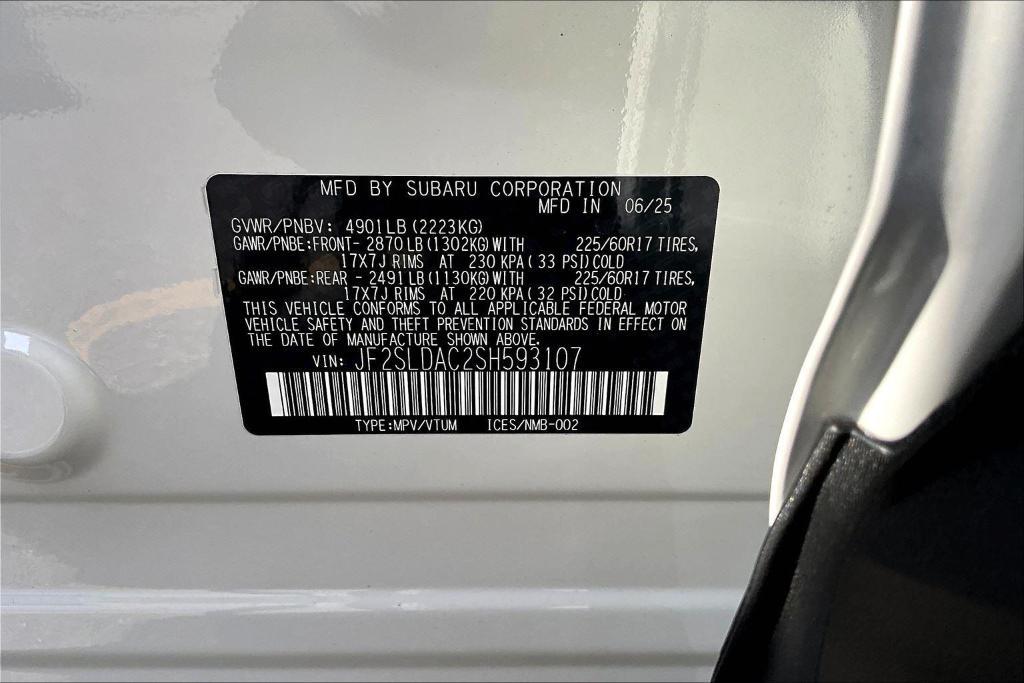 new 2025 Subaru Forester car, priced at $33,517