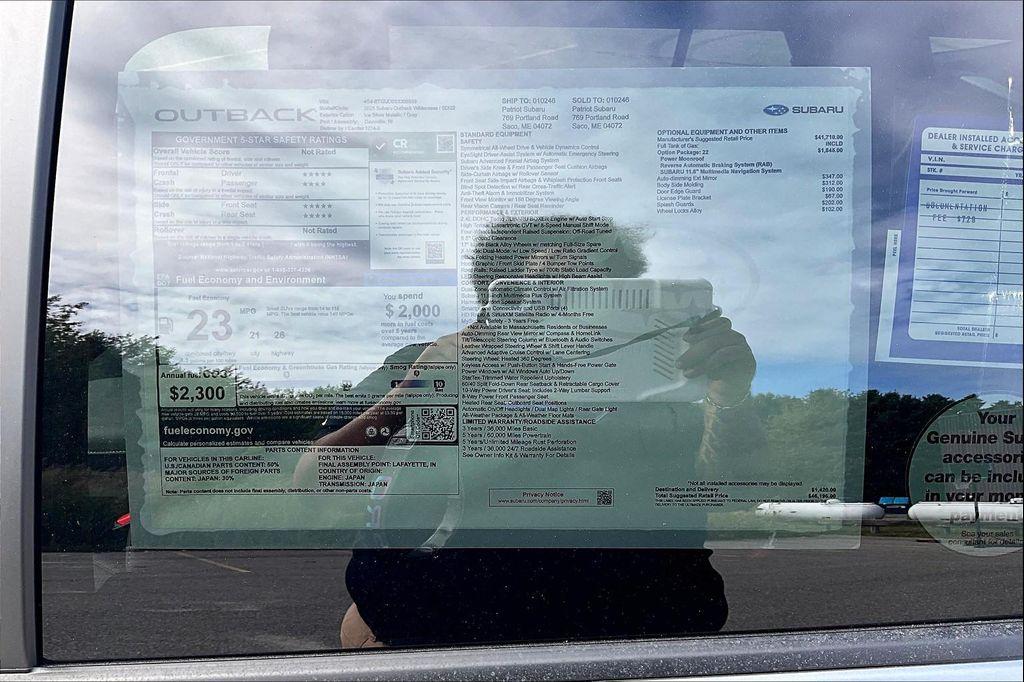 new 2025 Subaru Outback car, priced at $46,195