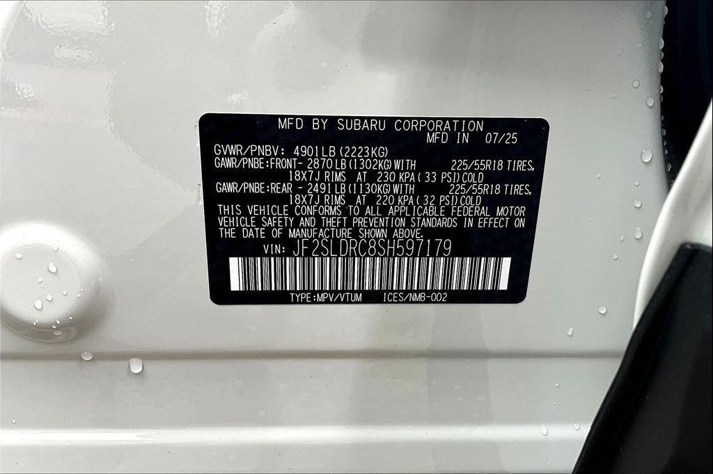 new 2025 Subaru Forester car, priced at $42,817