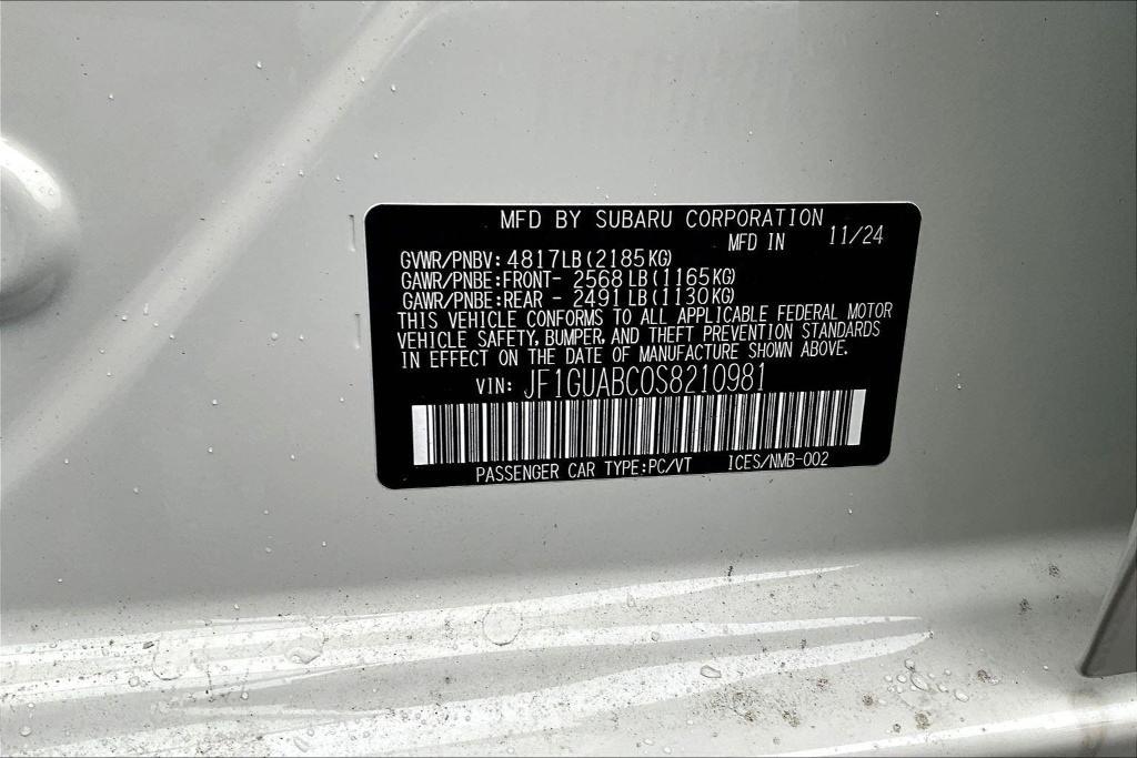 new 2025 Subaru Impreza car, priced at $26,021