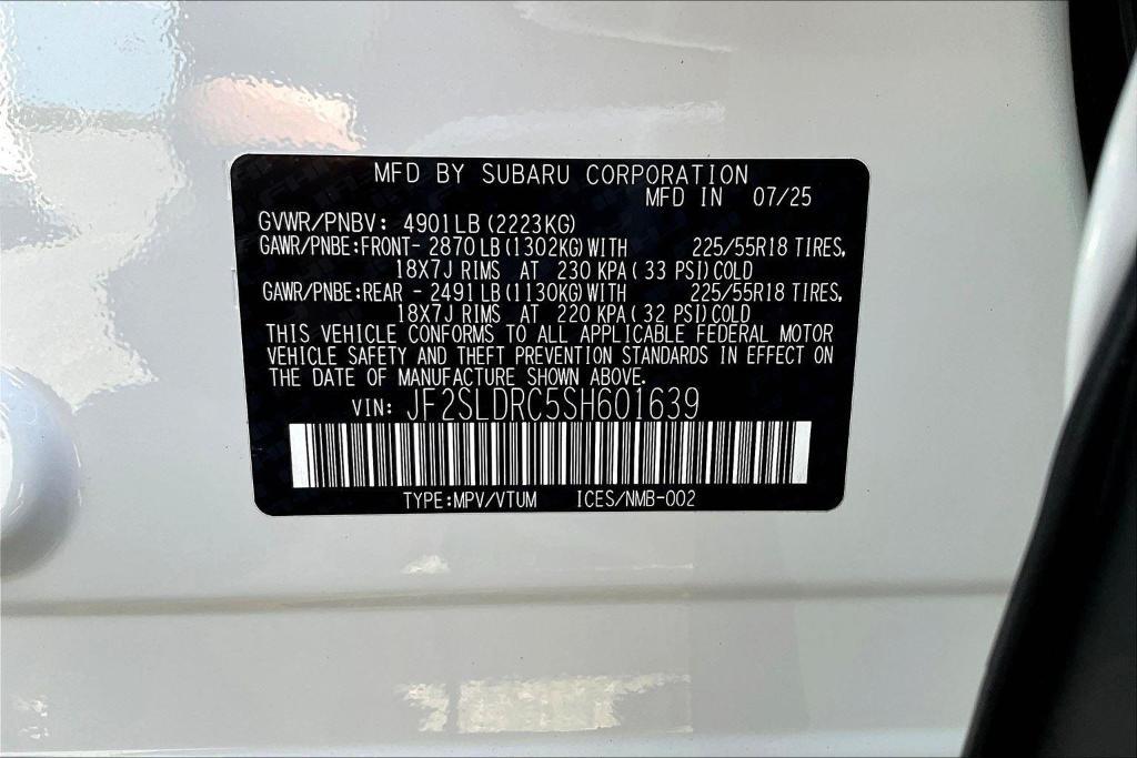 new 2025 Subaru Forester car, priced at $41,601