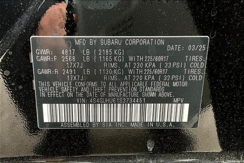 new 2025 Subaru Crosstrek car, priced at $36,814